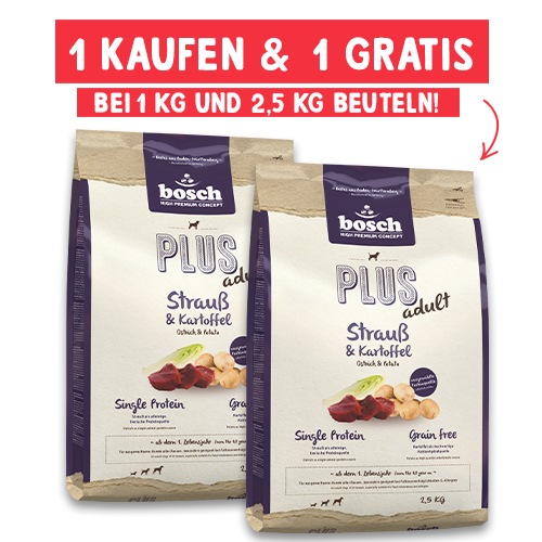 bosch PLUS Adult Strauß & Kartoffel getreidefrei