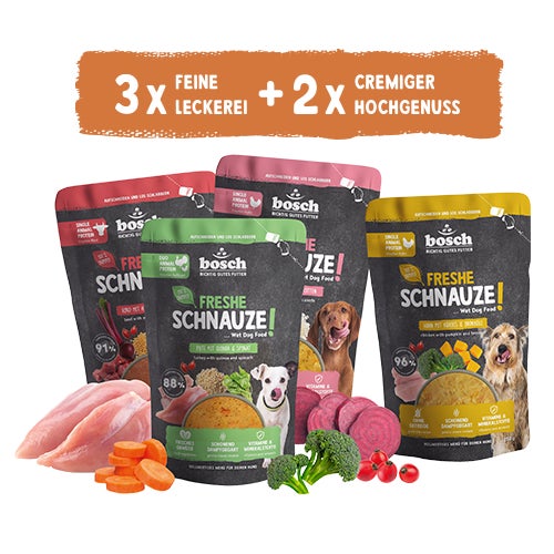 Inhalt Freshe Schnauze Nassfutter "Satt-mach-Box"