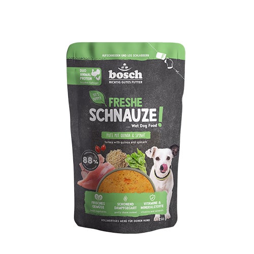Freshe Schnauze wet food - turkey with quinoa & spinach