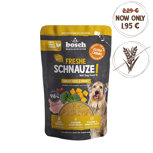 Freshe Schnauze wet food - Chicken with pumpkin & broccoli grain-free