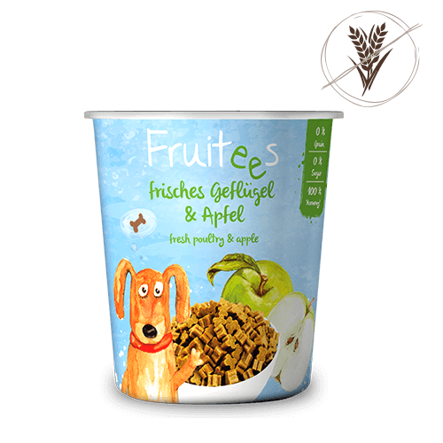 Fruitees frisches Geflügel & Apfel getreidefrei