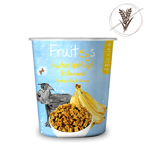 Fruitees frisches Geflügel & Banane getreidefrei