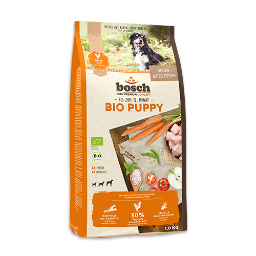 bosch Bio Puppy H&uuml;hnchen & Karotten | DE-&Ouml;KO-007