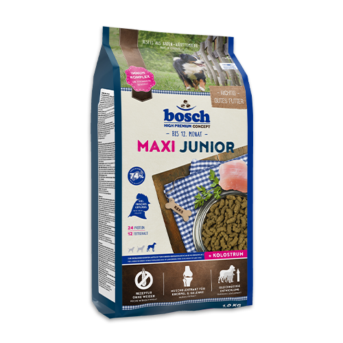 Bosch Maxi Senior Hundefutter 2 X 12,5 Kg | Geflügel & Reis | Speziell Für Große Hunde Ab 7 Jahren