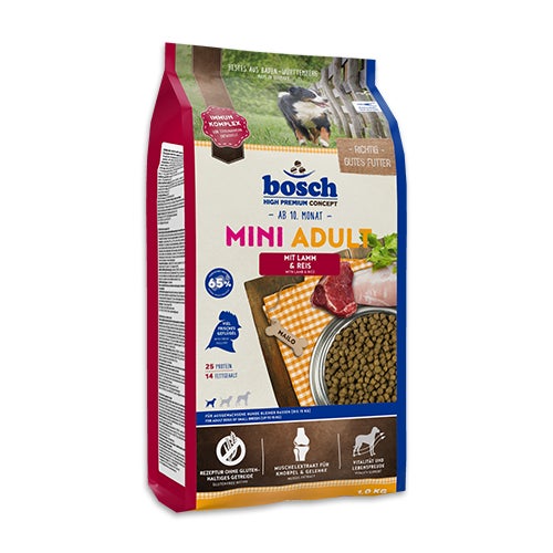 bosch Hundefutter Mini Adult mit Lamm & Reis