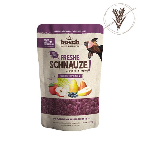 Freshe Schnauze Dog Food Topping - fruity orchard