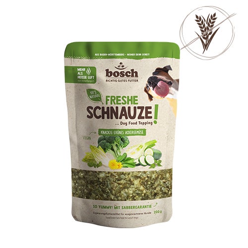 Freshe Schnauze Dog Food Topping - crunchy green field vegetables
