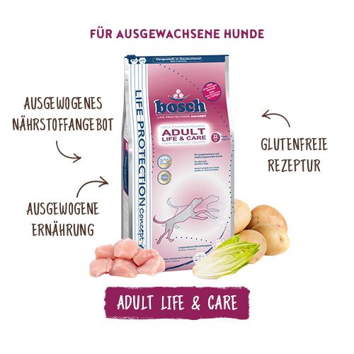 ADULT LIFE & CARE | bosch LPC Hundefutter - bosch Tiernahrung