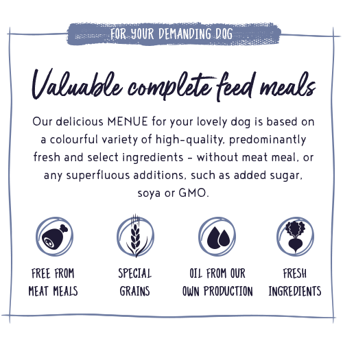 MENUE Mini-Adult ANIMAL WELFARE CHICKEN bosch dog food bosch