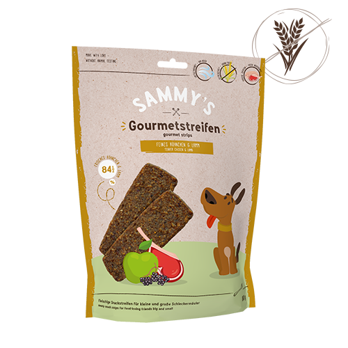 Sammy's Gourmetstreifen Hühnchen & Lamm getreidefrei