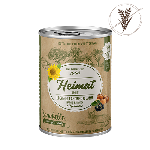 Sanabelle Heimat wet food Adult delicious beef & lamb