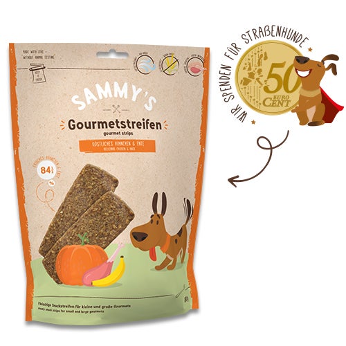 Sammy&#8217;s Gourmetstreifen H&#252;hnchen & Ente 
