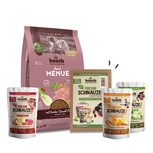 Probierpaket MENUE Junior & Freshe Schnauze "Gemüsekiste"