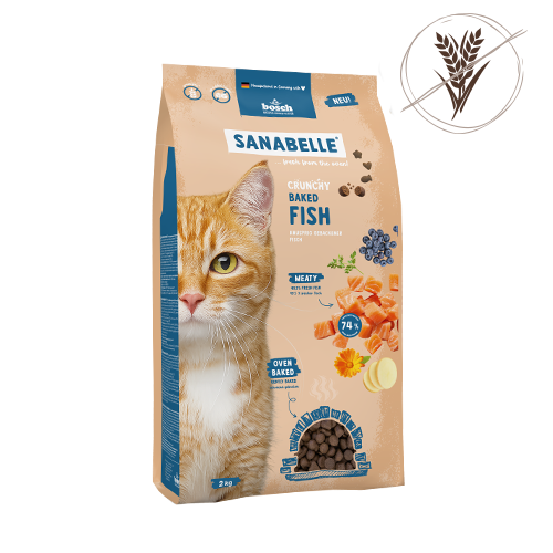 Sanabelle Crunchy Baked Fish - grain-free