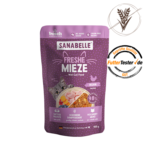 Sanabelle Freshe Mieze wet food chicken grain-free
