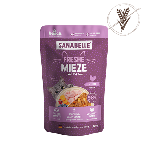 Sanabelle Freshe Mieze wet food chicken grain-free