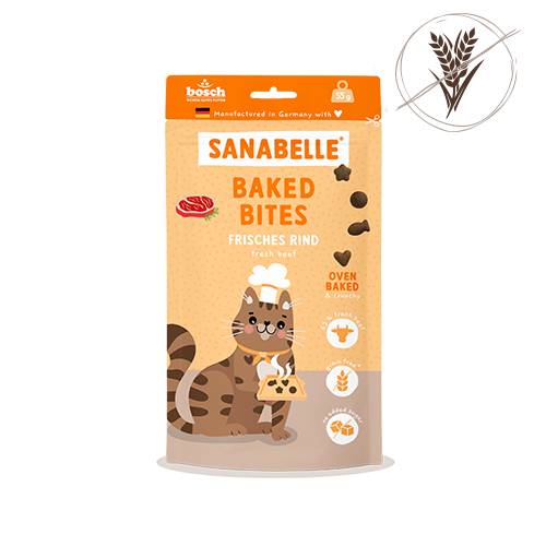 Sanabelle cat treat Baked Bites - fresh beef
