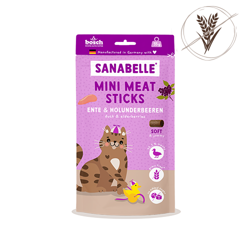 Sanabelle Mini Meat Sticks Ente & Holunderbeeren