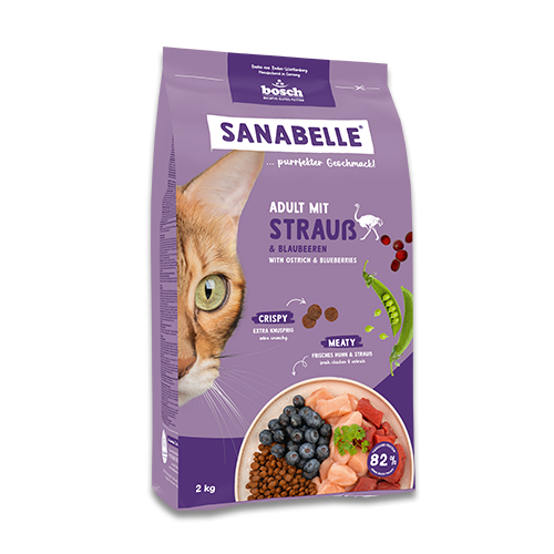 Sanabelle Adult mit Strauß & Blaubeeren