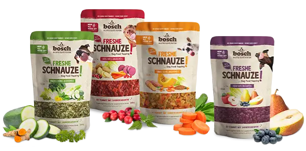 Freshe Schnauze Topping-Varietäten
