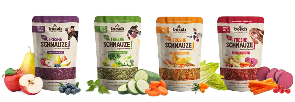 Freshe Schnauze Topping-Varietäten