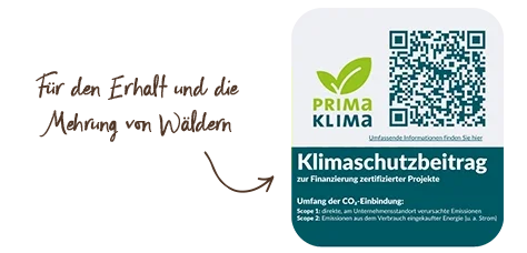 Klimaschutzbeitrag zur Finanzierung zertifizierter Projekte