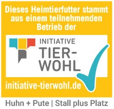 Dieses Heimtierfutter stammt aus einem teilnehmenden Betrieb der Initiative Tierwohl