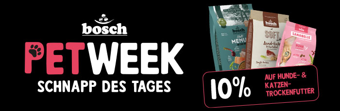 Petweek 2026 - 10 % auf Hunde- & Katzentrockenfutter