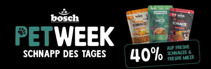 Petweek 2026 - 40 % auf Freshe Schnauze & Freshe Mieze