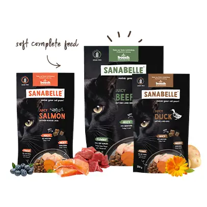 Sanabelle Juicy - Soft complete food for cats