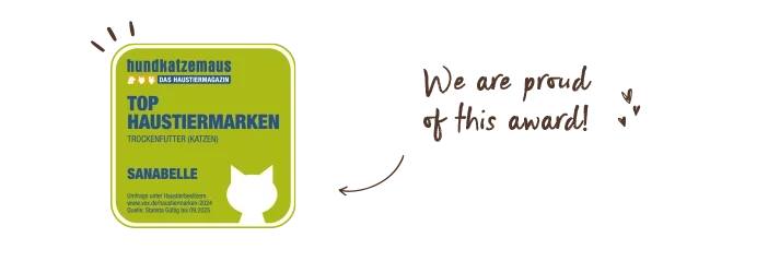 Award "TOP PET BRANDS 2024" from hundkatzemaus