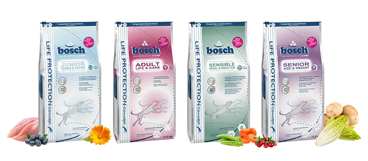 bosch LPC products without gluten-containing grains