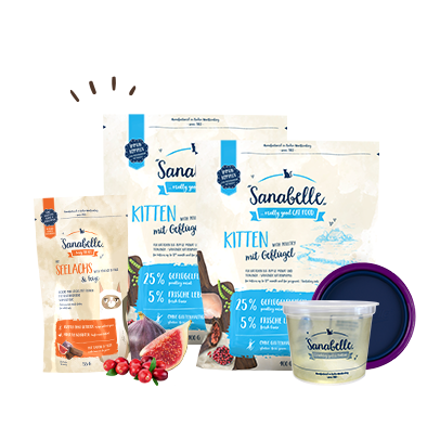 Sanabelle Kittenpakete für Dein flauschiges Kitten