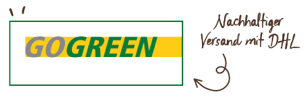 Nachhaltiger Versand mit DHL GOGREEN